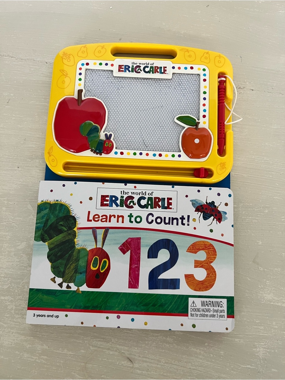 Eric Carle Learn to Count Magnetic Drawing Board Book & Pen Set